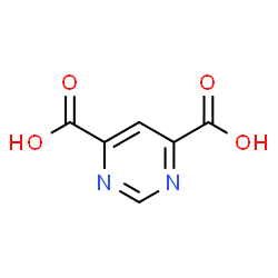 ChemSpider 2D Image | 4,6-Pyrimidinedicarboxylic acid | C6H4N2O4