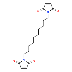 ChemSpider 2D Image | 1,1'-(1,10-Decanediyl)bis(1H-pyrrole-2,5-dione) | C18H24N2O4