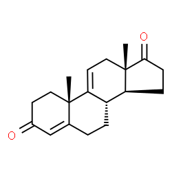 ChemSpider 2D Image | 9-DEHYDROANDROSTENEDIONE | C19H24O2