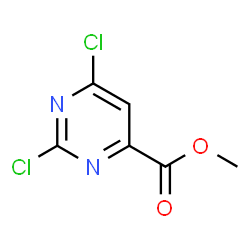 ChemSpider 2D Image | Methyl2,4-dichloropyrimidine-6-carboxylate | C6H4Cl2N2O2