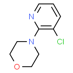 ChemSpider 2D Image | 4-(3-Chloro-2-pyridinyl)morpholine | C9H11ClN2O