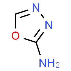 ChemSpider 2D Image | 1,3,4-Oxadiazol-2-amine | C2H3N3O