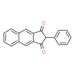 ChemSpider 2D Image | 2-Phenyl-1H-cyclopenta[b]naphthalene-1,3(2H)-dione | C19H12O2