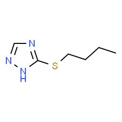 ChemSpider 2D Image | 3-(butylthio)-4H-1,2,4-triazole | C6H11N3S