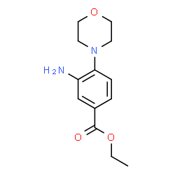 ChemSpider 2D Image | ethyl 3-amino-4-morpholinobenzoate | C13H18N2O3