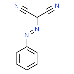 ChemSpider 2D Image | Malononitrile, 2-phenylazo- | C9H6N4