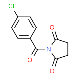 ChemSpider 2D Image | 1-(4-Chlorobenzoyl)-2,5-pyrrolidinedione | C11H8ClNO3