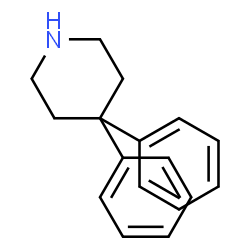 ChemSpider 2D Image | 4,4-Diphenylpiperidine | C17H19N