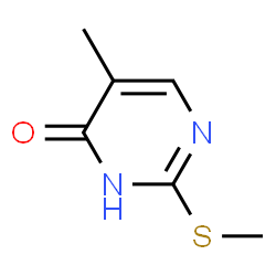 ChemSpider 2D Image | 5-Methyl-2-(methylthio)pyrimidin-4(3H)-one | C6H8N2OS