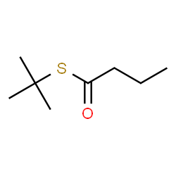ChemSpider 2D Image | S-(2-Methyl-2-propanyl) butanethioate | C8H16OS