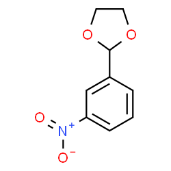 ChemSpider 2D Image | 2-(3-Nitrophenyl)-1,3-dioxolane | C9H9NO4