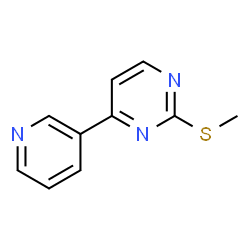 ChemSpider 2D Image | 2-(methylthio)-4-(3-pyridyl)pyrimidine | C10H9N3S