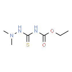 ChemSpider 2D Image | Ethyl [(2,2-dimethylhydrazino)carbonothioyl]carbamate | C6H13N3O2S