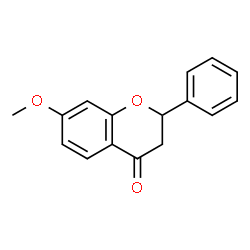 ChemSpider 2D Image | 7-METHOXYFLAVANONE | C16H14O3