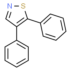 ChemSpider 2D Image | 4,5-Diphenyl-1,2-thiazole | C15H11NS