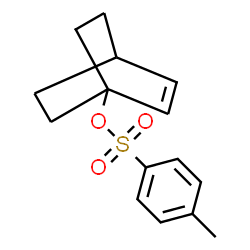 ChemSpider 2D Image | Bicyclo[2.2.2]oct-2-en-1-yl 4-methylbenzenesulfonate | C15H18O3S