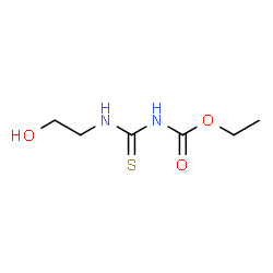 ChemSpider 2D Image | Ethyl [(2-hydroxyethyl)carbamothioyl]carbamate | C6H12N2O3S