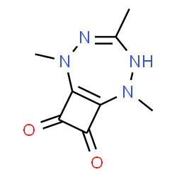 ChemSpider 2D Image | 2,4,6-Trimethyl-2,3,5,6-tetraazabicyclo[5.2.0]nona-1(7),3-diene-8,9-dione | C8H10N4O2