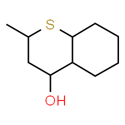 ChemSpider 2D Image | 2-Methyloctahydro-2H-thiochromen-4-ol | C10H18OS