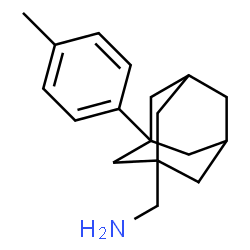 ChemSpider 2D Image | 1-[3-(4-Methylphenyl)adamantan-1-yl]methanamine | C18H25N