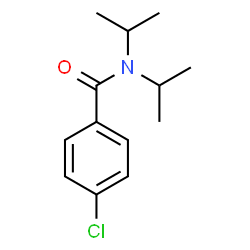 ChemSpider 2D Image | 4-Chloro-N,N-diisopropylbenzamide | C13H18ClNO
