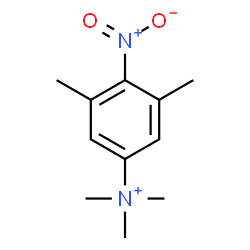 ChemSpider 2D Image | N,N,N,3,5-Pentamethyl-4-nitroanilinium | C11H17N2O2