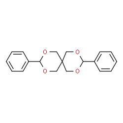 ChemSpider 2D Image | 3,9-Diphenyl-2,4,8,10-tetraoxaspiro[5.5]undecane | C19H20O4