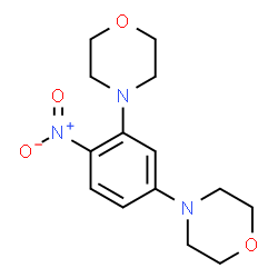 ChemSpider 2D Image | 2,4-Dimorpholinonitrobenzene | C14H19N3O4