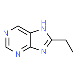 ChemSpider 2D Image | 8-Ethyl-7H-purine | C7H8N4