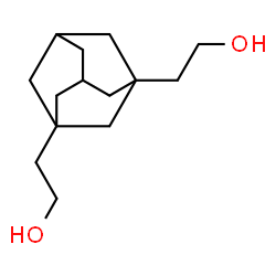 ChemSpider 2D Image | 1,3-Dihydroxyethyl adamantane | C14H24O2