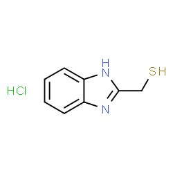 ChemSpider 2D Image | 1h-benzimidazol-2-ylmethanethiol hydrochloride | C8H9ClN2S