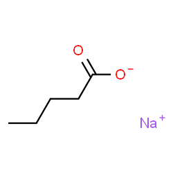 ChemSpider 2D Image | Sodium valerate | C5H9NaO2