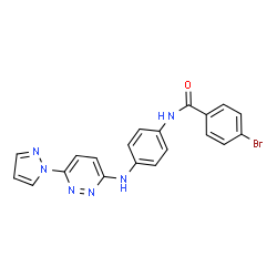 ChemSpider 2D Image | CSID:21086080 | C20H15BrN6O