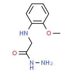 ChemSpider 2D Image | 2-[(2-Methoxyphenyl)amino]acetohydrazide | C9H13N3O2