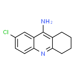 ChemSpider 2D Image | 7-Chloro-1,2,3,4-tetrahydro-9-acridinamine | C13H13ClN2