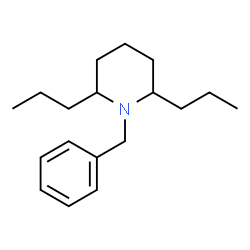 ChemSpider 2D Image | 1-Benzyl-2,6-dipropylpiperidine | C18H29N