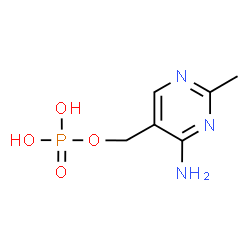 ChemSpider 2D Image | 4-amino-2-methyl-5-phosphooxymethylpyrimidine | C6H10N3O4P