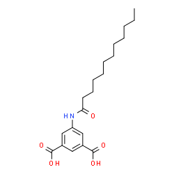 ChemSpider 2D Image | 5-(Dodecanoylamino)isophthalic acid | C20H29NO5