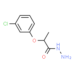 ChemSpider 2D Image | 2-(3-Chlorophenoxy)propanehydrazide | C9H11ClN2O2