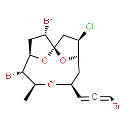 ChemSpider 2D Image | obtusallene V | C15H18Br3ClO3