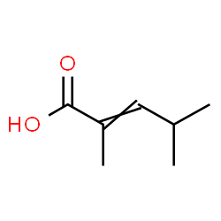ChemSpider 2D Image | 2,4-Dimethylpent-2-enoic acid | C7H12O2