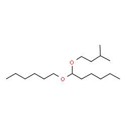 ChemSpider 2D Image | 1-(Hexyloxy)-1-(3-methylbutoxy)hexane | C17H36O2