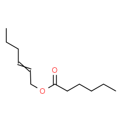 ChemSpider 2D Image | 2-Hexen-1-yl hexanoate | C12H22O2