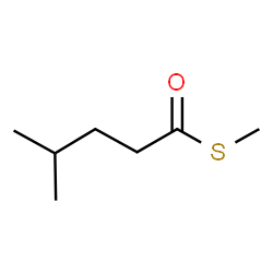 ChemSpider 2D Image | S-Methyl 4-methylpentanethioate | C7H14OS