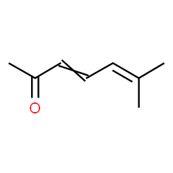 ChemSpider 2D Image | 6-Methyl-3,5-heptadien-2-one | C8H12O