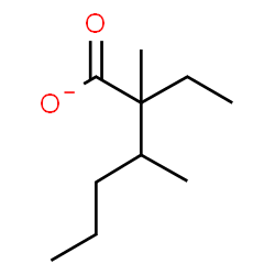 ChemSpider 2D Image | 2-Ethyl-2,3-dimethylhexanoate | C10H19O2