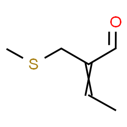 ChemSpider 2D Image | 2-[(Methylthio)methyl]but-2-enal | C6H10OS