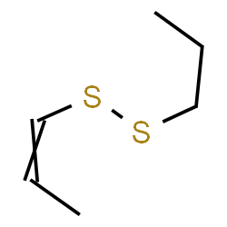 ChemSpider 2D Image | 1-Propenyl propyl disulfide | C6H12S2