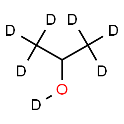 ChemSpider 2D Image | 2-(1,1,1,3,3,3-~2~H_6_)Propan(~2~H)ol | C3HD7O