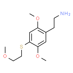 ChemSpider 2D Image | 2,5-DIMETHOXY-4-((2-METHOXYETHYL)THIO)PHENETHYLAMINE | C13H21NO3S